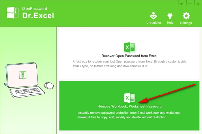 Remove password on Excel