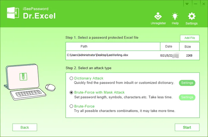 Add Excel file