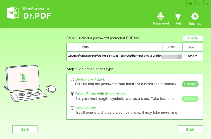 recovering open password from pdf 