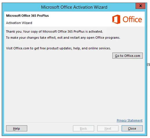 microsoft office activition wizard
